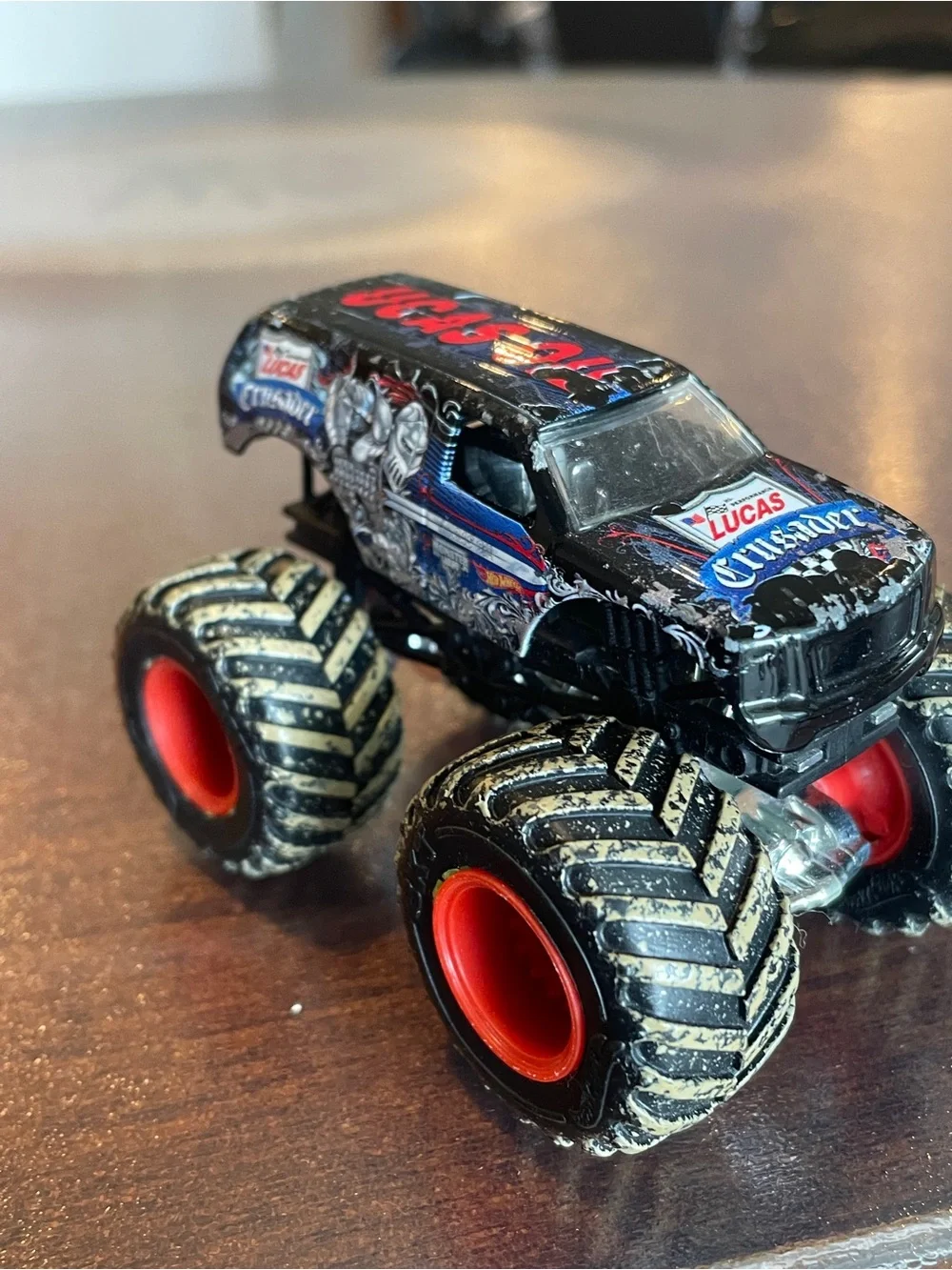 Hot Wheels Monster Jam Lucas Oil Crusader Diecast Monster Truck 1:64 Scale